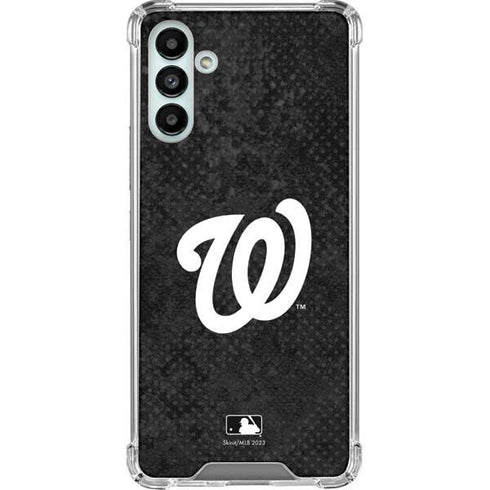 MLB Washington Nationals Dark Wash Galaxy A13 5G Clear Case