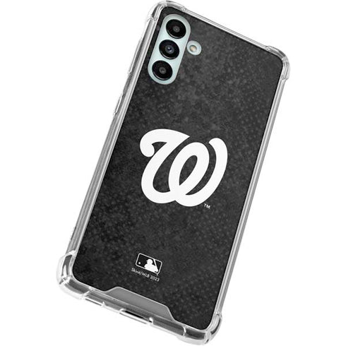 MLB Washington Nationals Dark Wash Galaxy A13 5G Clear Case