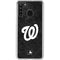 MLB Washington Nationals Dark Wash Galaxy A21 Clear Case