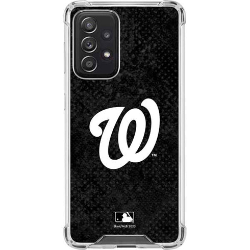 MLB Washington Nationals Dark Wash Galaxy A52 5G Clear Case