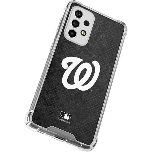 MLB Washington Nationals Dark Wash Galaxy A53 5G Clear Case