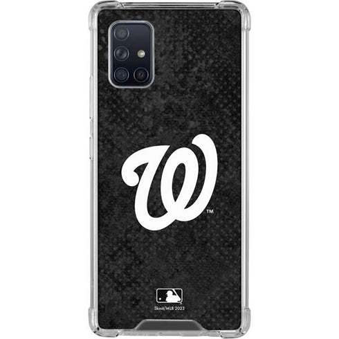 MLB Washington Nationals Dark Wash Galaxy A71 5G Clear Case