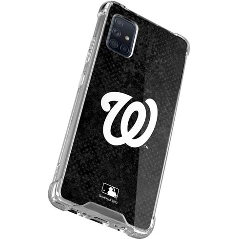MLB Washington Nationals Dark Wash Galaxy A71 5G Clear Case