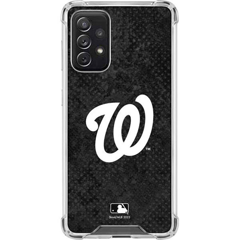 MLB Washington Nationals Dark Wash Galaxy A72 5G Clear Case