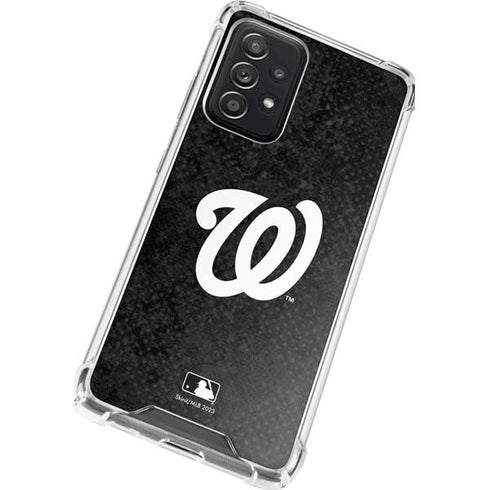 MLB Washington Nationals Dark Wash Galaxy A72 5G Clear Case
