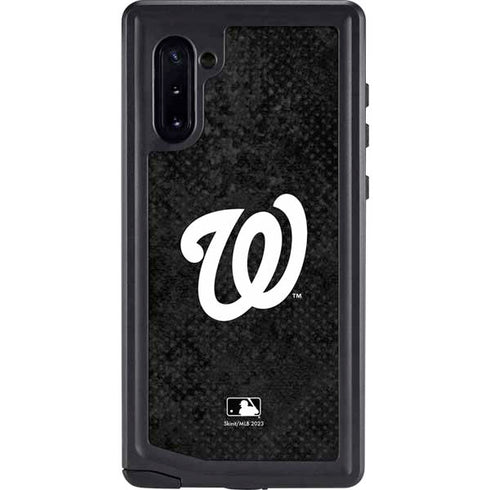 MLB Washington Nationals Dark Wash Galaxy Note 10 Waterproof Case