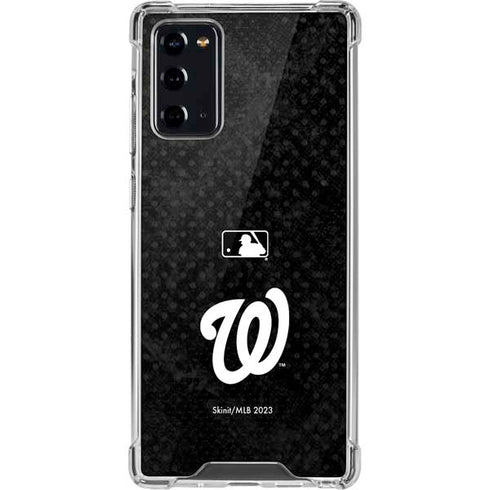 MLB Washington Nationals Dark Wash Galaxy Note20 5G Clear Case
