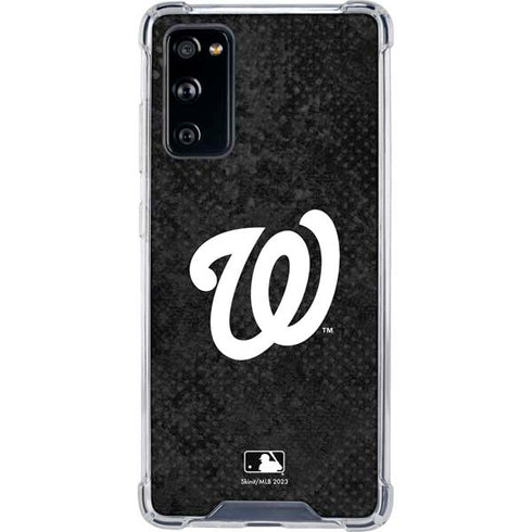 MLB Washington Nationals Dark Wash Galaxy S20 FE Clear Case