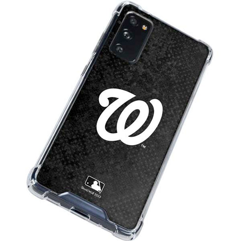 MLB Washington Nationals Dark Wash Galaxy S20 FE Clear Case