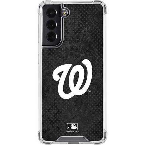 MLB Washington Nationals Dark Wash Galaxy S22 Clear Case