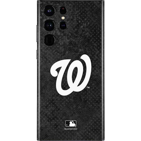 MLB Washington Nationals Dark Wash Galaxy S22 Ultra Skin