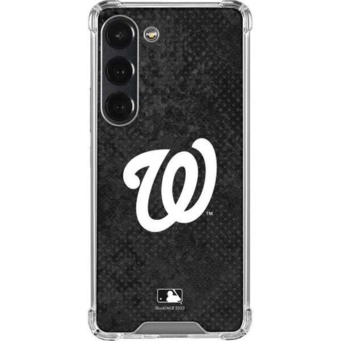 MLB Washington Nationals Dark Wash Galaxy S23 Clear Case