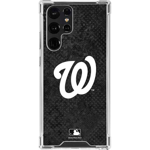 MLB Washington Nationals Dark Wash Galaxy S24 Ultra Clear Case