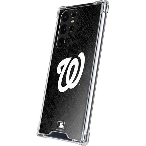 MLB Washington Nationals Dark Wash Galaxy S24 Ultra Clear Case