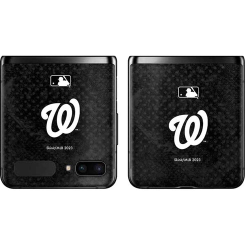 MLB Washington Nationals Dark Wash Galaxy Z Flip Skin