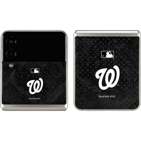 MLB Washington Nationals Dark Wash Galaxy Z Flip3 5G Skin