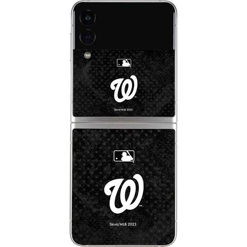 MLB Washington Nationals Dark Wash Galaxy Z Flip4 5G Skin