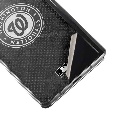 MLB Washington Nationals Dark Wash Galaxy Z Fold2 5G Skin