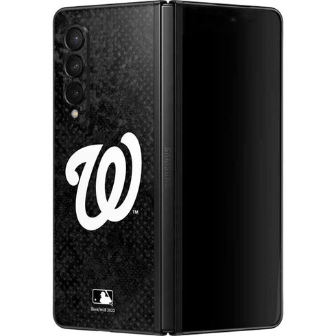 MLB Washington Nationals Dark Wash Galaxy Z Fold3 5G Skin