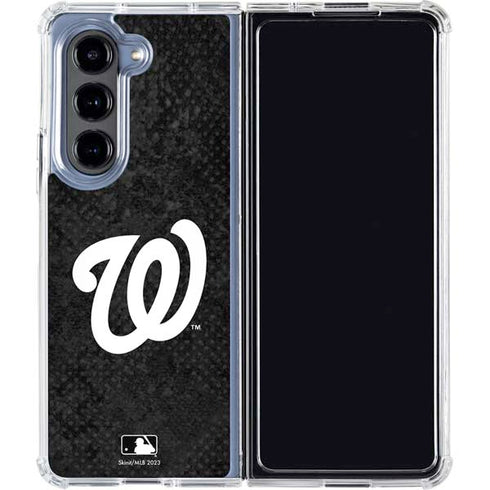 MLB Washington Nationals Dark Wash Galaxy Z Fold5 5G Clear Case