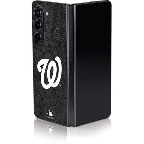 MLB Washington Nationals Dark Wash Galaxy Z Fold5 5G Skin