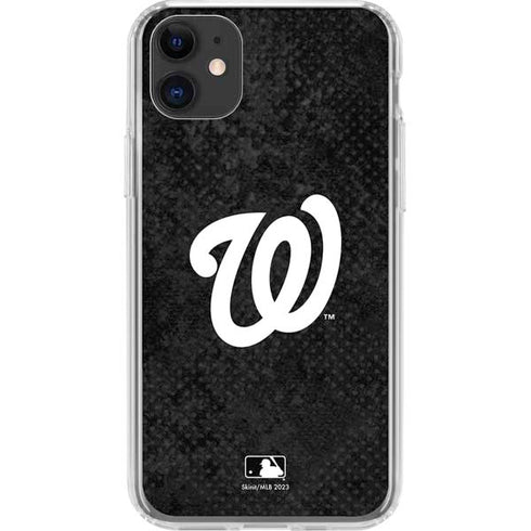 MLB Washington Nationals Dark Wash iPhone 11 Clear Case