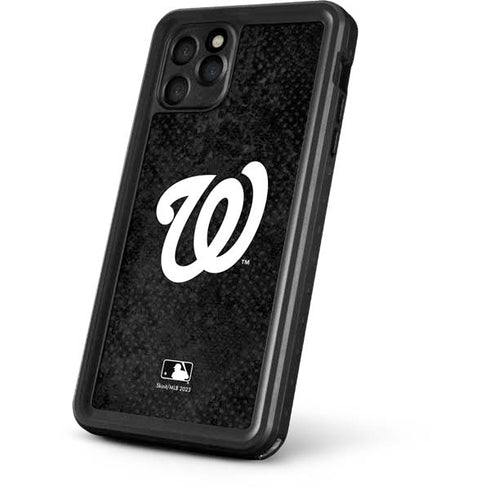 MLB Washington Nationals Dark Wash iPhone 11 Pro Max Waterproof Case