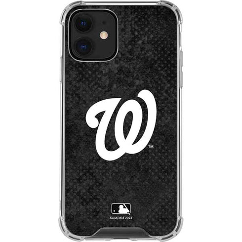 MLB Washington Nationals Dark Wash iPhone 12 Mini Clear Case
