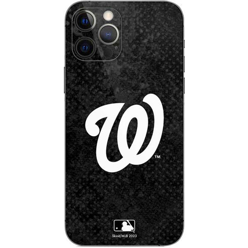 MLB Washington Nationals Dark Wash iPhone 12 Pro Skin
