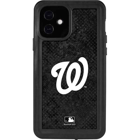 MLB Washington Nationals Dark Wash iPhone 12 Waterproof Case