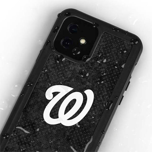 MLB Washington Nationals Dark Wash iPhone 12 Waterproof Case