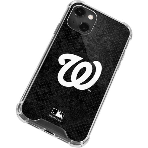 MLB Washington Nationals Dark Wash iPhone 13 Mini Clear Case