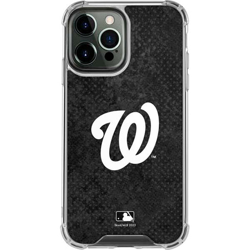 MLB Washington Nationals Dark Wash iPhone 14 Pro Max Clear Case