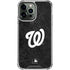 MLB Washington Nationals Dark Wash iPhone 14 Pro Max Clear Case