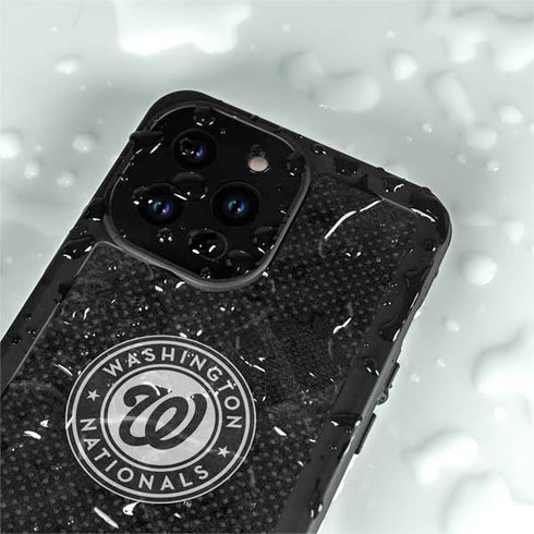MLB Washington Nationals Dark Wash iPhone 14 Pro Max Waterproof Case