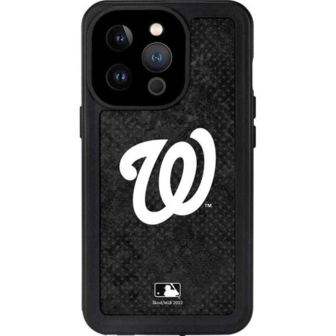 MLB Washington Nationals Dark Wash iPhone 14 Pro Waterproof Case