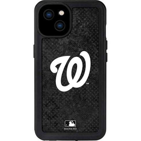 MLB Washington Nationals Dark Wash iPhone 15 Plus Waterproof Case