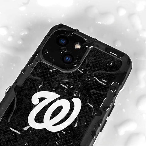 MLB Washington Nationals Dark Wash iPhone 15 Plus Waterproof Case