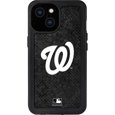 MLB Washington Nationals Dark Wash iPhone 15 Waterproof Case