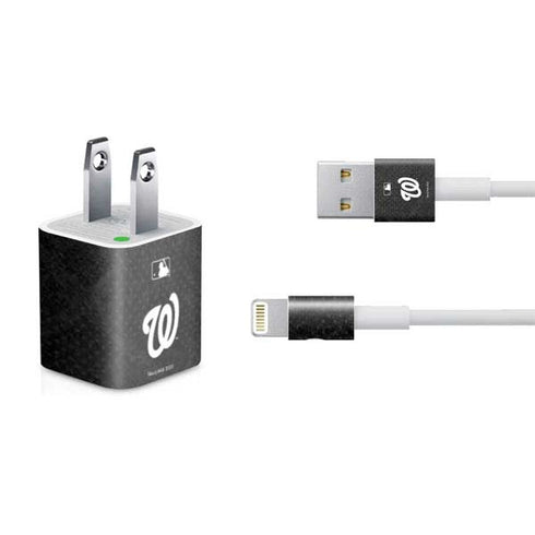 MLB Washington Nationals Dark Wash iPhone Charger (5W USB) Skin