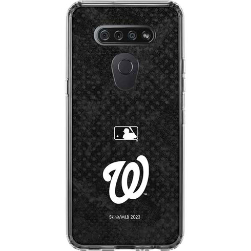 MLB Washington Nationals Dark Wash LG K51/Q51 Clear Case