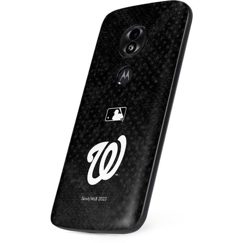MLB Washington Nationals Dark Wash Moto E5 Play Skin