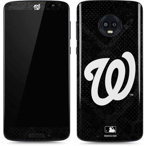MLB Washington Nationals Dark Wash Moto G6 Skin