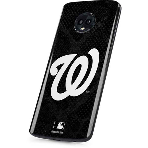 MLB Washington Nationals Dark Wash Moto G6 Skin