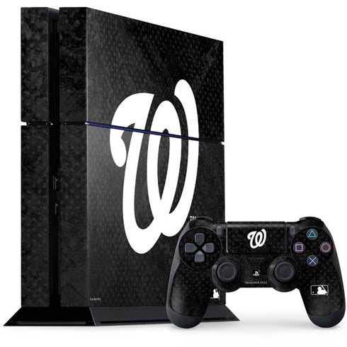 MLB Washington Nationals Dark Wash PS4 Console and Controller Bundle Skin