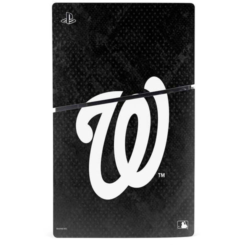 MLB Washington Nationals Dark Wash PS5 Slim Disk Bundle Skin