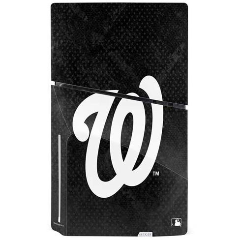 MLB Washington Nationals Dark Wash PS5 Slim Disk Console Skin