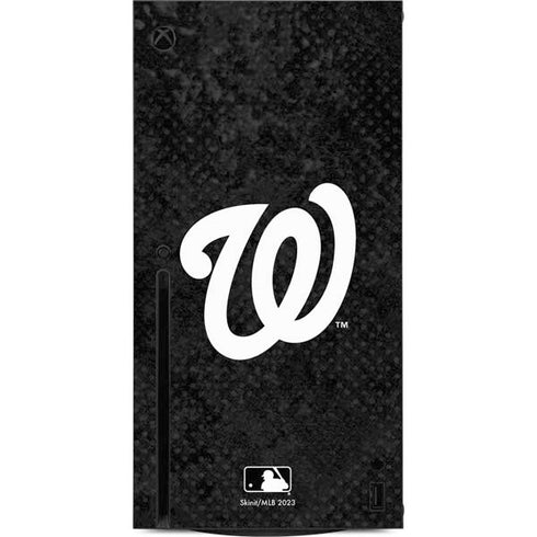MLB Washington Nationals Dark Wash Xbox Series X Console Skin