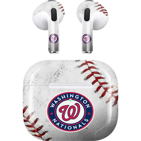 MLB Washington Nationals Game Ball Apple AirPods (3rd Gen 2021) Skin