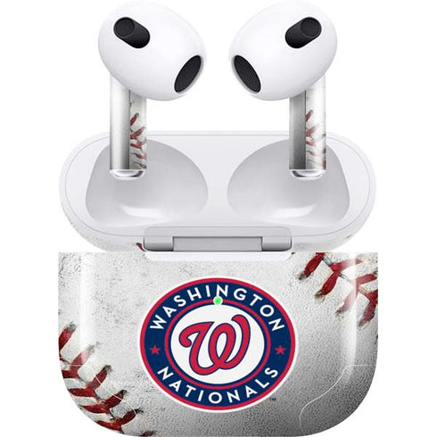 MLB Washington Nationals Game Ball Apple AirPods (3rd Gen 2021) Skin